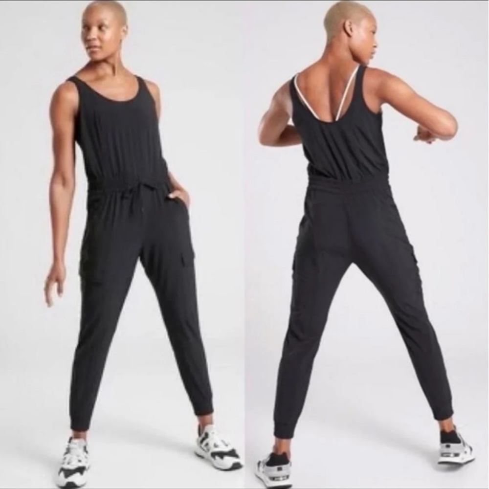 Athleta black unbound jumpsuit